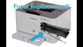 How-to Replace the Fuser Unit • Samsung CLP-360, CLP-365W, C410W, C430W, HP 150a, HP 150nw