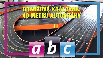 Oranžová královna: 40 metrů dlouhá profi autodráha!