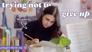 Being a beginner in a language SUCKS | polyglot diaries ep. 02