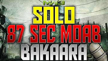 MW3: SOLO 87 SEC MOAB | WGBM Nukes
