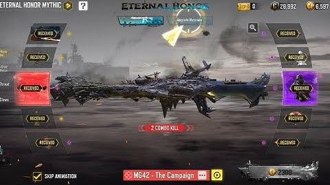 Buying Mythic MG42 - The Campaign CODM | ETERNAL HONOR MYTHIC Draw Cod Mobile