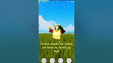 How To Level Up Fast In Survival Odyssey ⚡#roblox #robloxedit #shorts