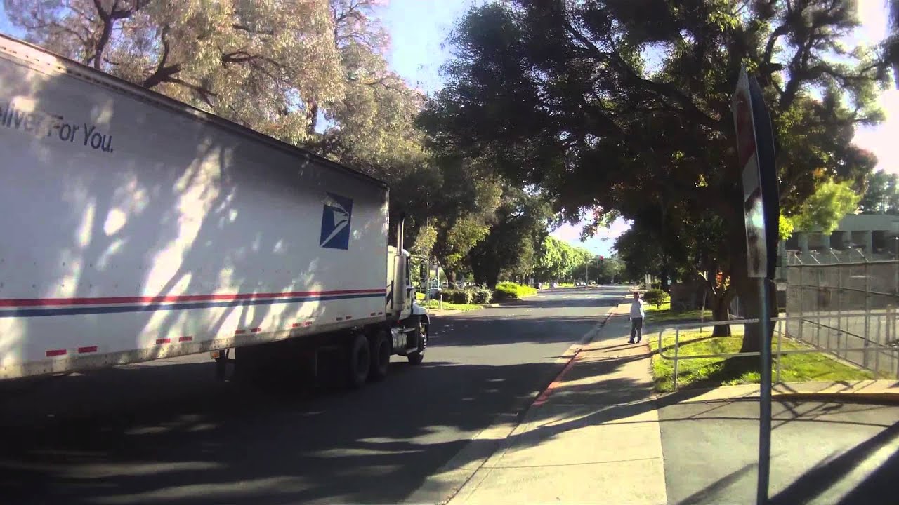 Usps Semi Truck Driver On The Cell Phone 8785680 You Usps Semi Truck Driver On The Cell Phone 8785680
