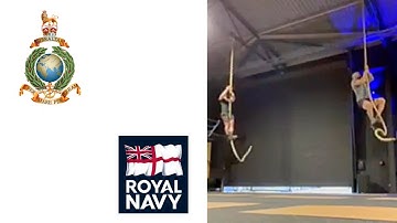 Royal Marines Commando v Royal Navy - Rope Climb