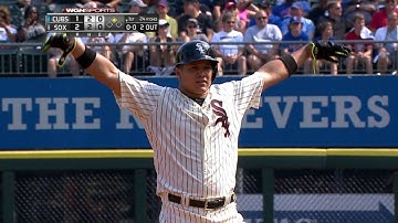 CHC@CWS: A. Garcia knocks a two-run double to left