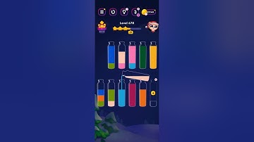 water sort puzzle - Get color level 678