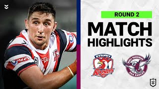 Sydney Roosters v Manly Warringah Sea Eagles | Match Highlights | Round 2, 2022 | NRL