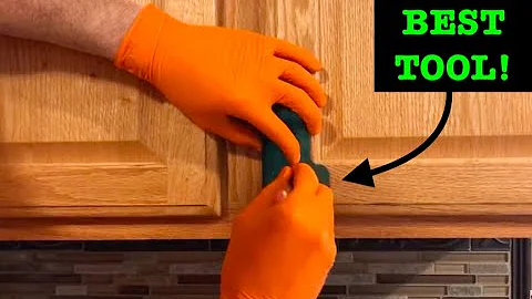 BEST tool for installing cabinet door knobs in minutes!
