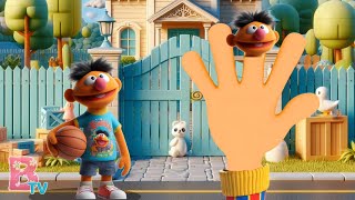 Ernie Finger Family Sesame Street Nursery Rhymes Kids Songs