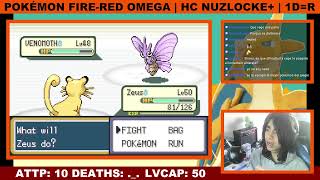 VR fácil (kappa) | Pokémon FIRE-RED OMEGA HARDCORE NUZLOCKE+ 1D=R (Día 7)