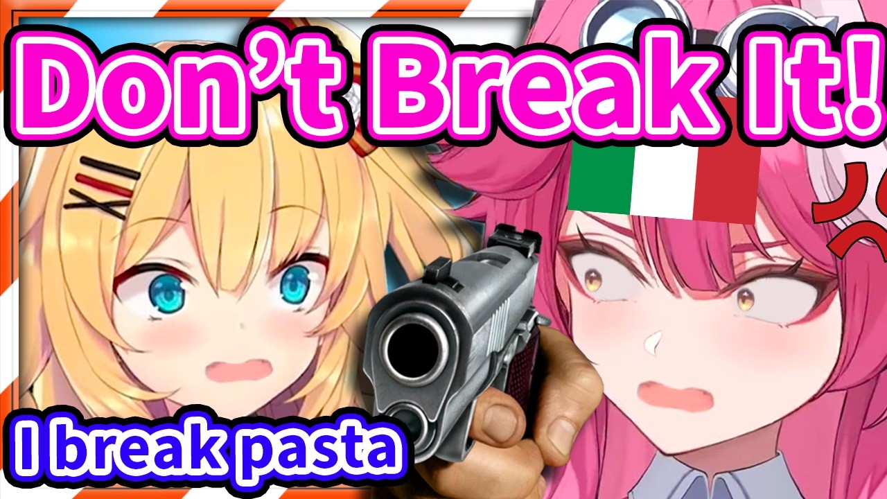 𝐇𝐚𝐚𝐜𝐡𝐚𝐦𝐚: *𝐌𝐞𝐧𝐭𝐢𝐨𝐧𝐬 𝐁𝐫𝐞𝐚𝐤𝐢𝐧𝐠 𝐏𝐚𝐬𝐭𝐚*, 𝐑𝐚𝐨𝐫𝐚: 【Hololive】