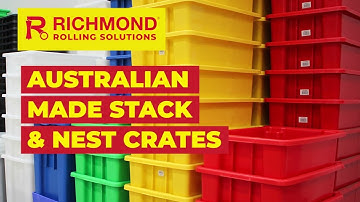 Australian Made Stack and Nest Crates