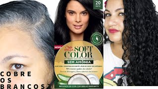 PINTANDO O CABELO COM SOFT COLOR DA WELLA | COBRE OS CABELOS BRANCOS ? |Resenha