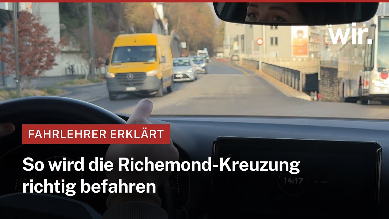 So wird die Richemond-Kreuzung korrekt befahren