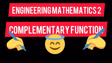 Engineering mathematics 2- Complementary function