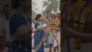 🏹 Remembering Sidhu-Kanhu on Hul Maha#dailyvlog #villagelife #viralvideo #shortsvideo #reels #volgs