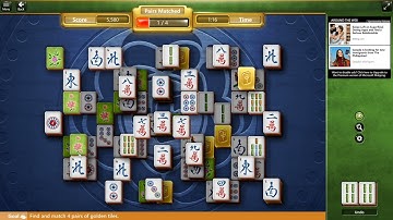 Microsoft Mahjong Daily Challenge December 21st 2021 | Golden Tiles - Medium