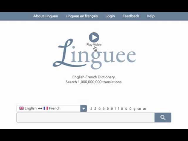 Free online dictionary Linguee.com 