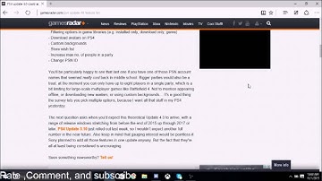 PS4 update 4.0 could add PS1/2 classics and PSN name changes