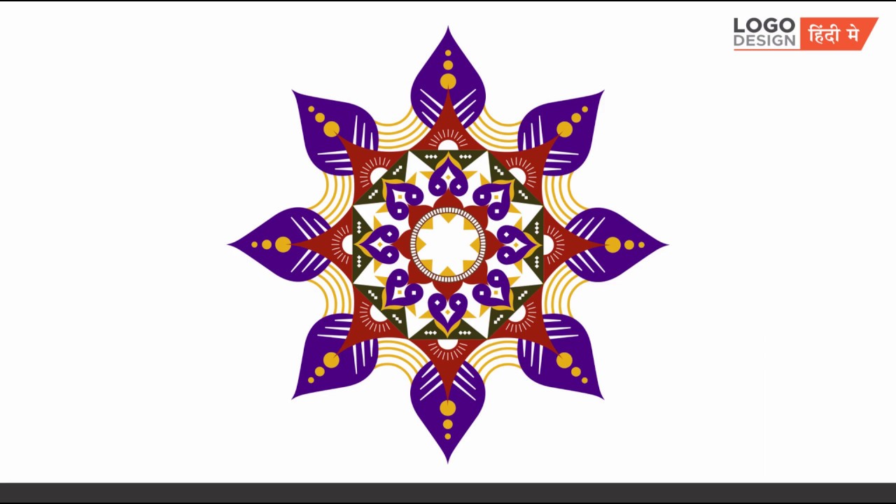 how to design mandala, mandala design tutorial - YouTube