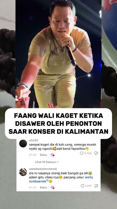 faang wali kaget disawer penonton #shorts #faang #waliband #fyp #heboh #trending #beritaviral