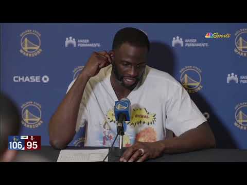 Draymond Green Postgame Interview | Golden State Warriors beat Houston Rockets 106-95