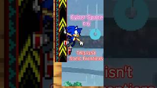 Sonic Frontiers, but it's a 2D game?! ~ Sonic Cyberspace 2.0 ~ Sonic Fan Games ~ Sonic Shorts #sonic