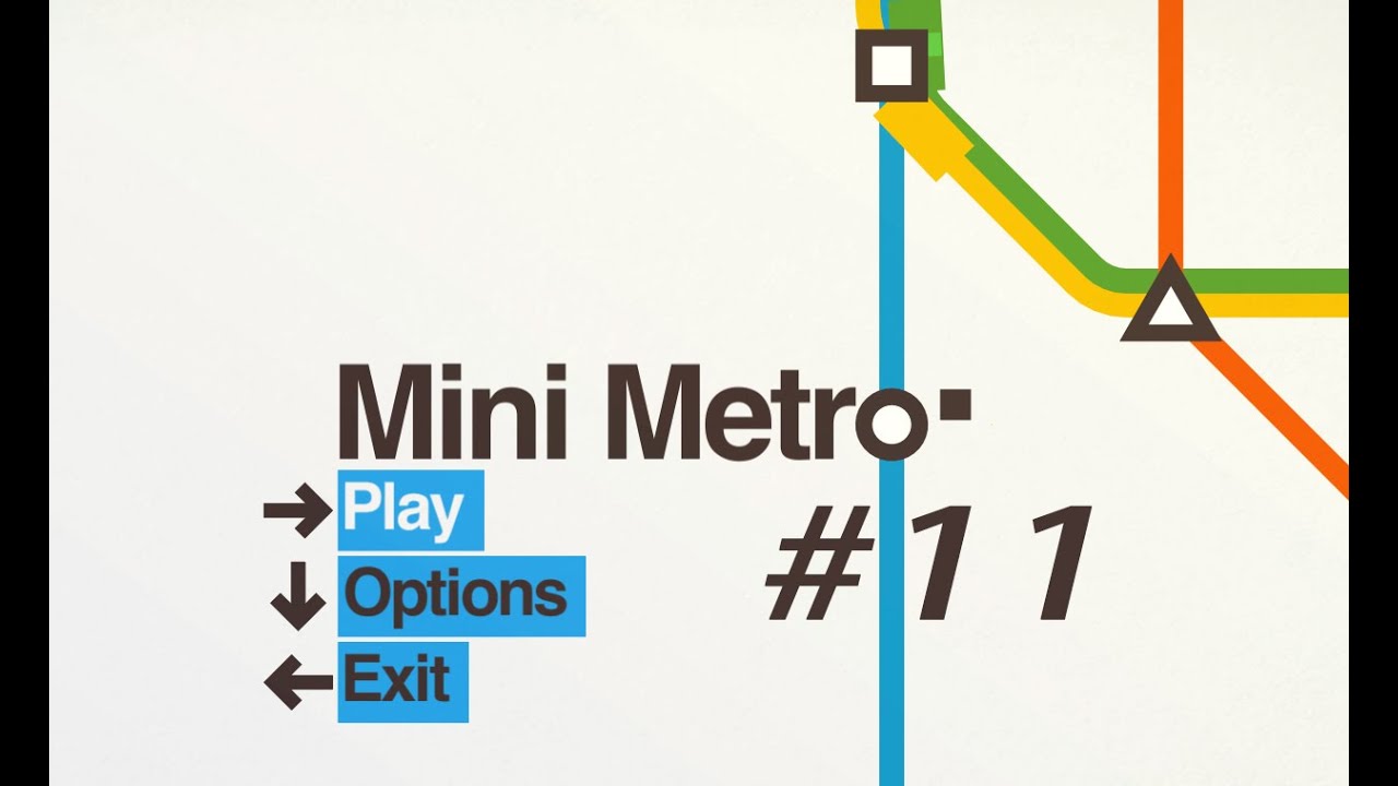 OEUR Game Station : 給姆車長【Mini Metro】#11 - 給車長槍戰完有點累! 縮圖