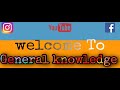General knowledge intro video