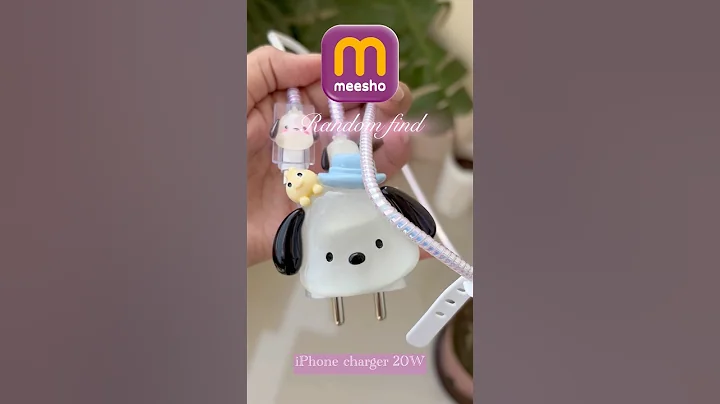 📱Iphone Charger cover 20W🐶charger case cover with cable protector🔥#iphone #charger #casecover