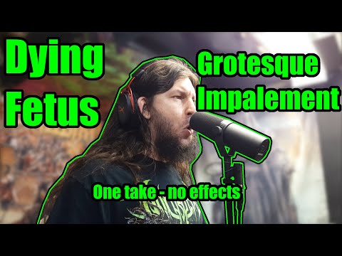 Dying Fetus - Grotesque Impalement | Vocal Cover | Lyrics Included