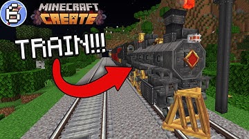 Building Trains in Minecraft Create Mod! [#6]
