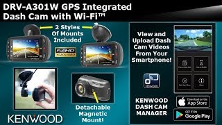 KENWOOD DRV-A301W GPS Integrated Dash Cam with Wi-Fi™ (Drive Recorder) screenshot 2
