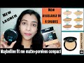 *New Maybelline fit me matte+poreless compact | 128-Warm nude | Available in 6 shades | Nidhi Gupta