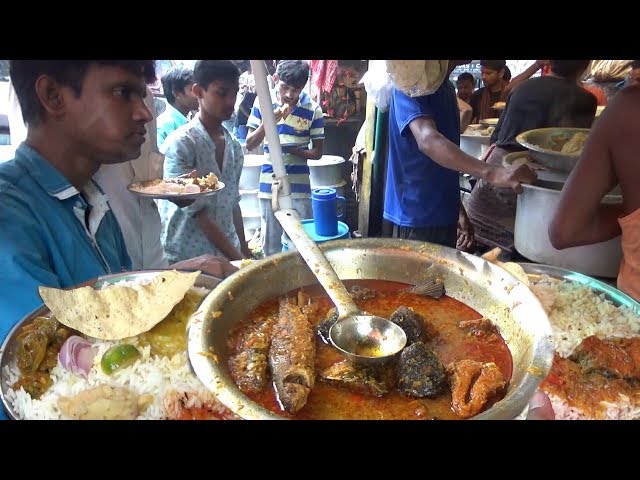 Incredible India | Lunch Starting @ 25 rs Only | Rice with Veg | Rice with Fish | Rice with Chicken class=