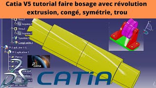 Multi extrusion Catia V5 TP3 application 1