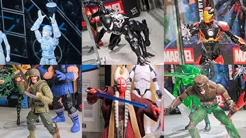 New Marvel Legends, Star Wars, Tron action figures on display Nycc 2025 by Toyark
