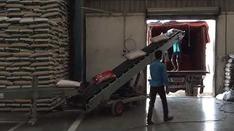 Rice Bags Loading and Stacking