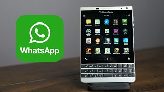 Memasang whatsapp di blackberry z10