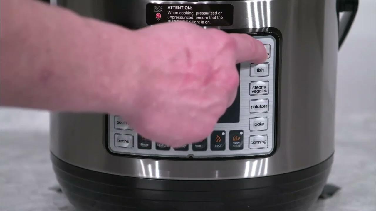 NuWave NutriPot 6QT Model 33102 Getting Started with Presets YouTube