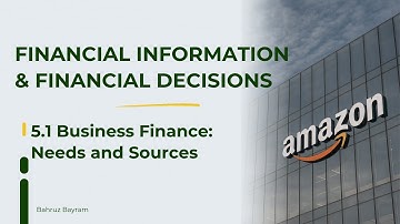 IGCSE Business Studies  Ch 5.1 | Business Finance: Needs and Sources | Sources of Finance Explained