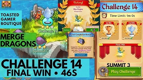 Merge Dragons Challenge 14 Final Win 46s !!!