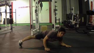 Front Plank with Shoulder Taps