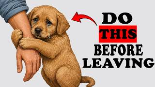Before You Leave Your Dog Alone, Do THIS for 30 Seconds (CALM INSTANTLY)