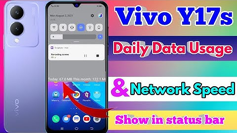 vivo y17s network speed setting, vivo y17s internet speed meter