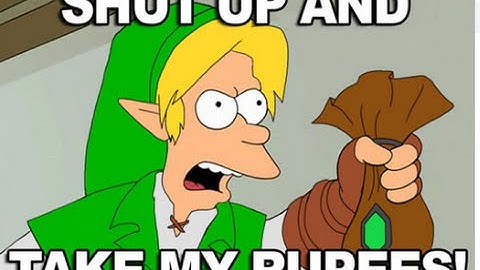 Legend of Zelda (NES): Quick Rupee Trick...