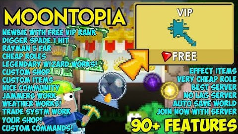 NEW GROWTOPIA PRIVATE SERVER 2021 | 💎🔥 FREE VIP ROLE & BEST SERVER LIKE REAL GT 100% 🔥✅ | MoonTopia