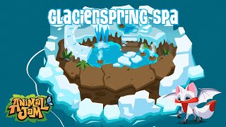 Glacier Spring Spa Den has arrived in Jamaa! Animal Jam Play Wild