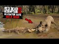 ALLIGATOR EATS Wild BOAR (ULTRA RARE) in Red Dead Redemption 2 PC 4K