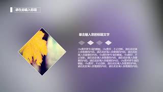 唯美清新PPT模板PPT 4【财务年终总结报告】PPT模板下